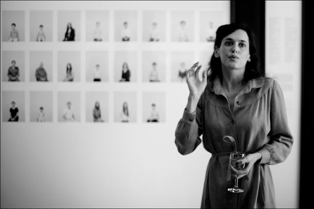 Taryn Simon at the Press Conference, Neue Nationalgalerie Berlin